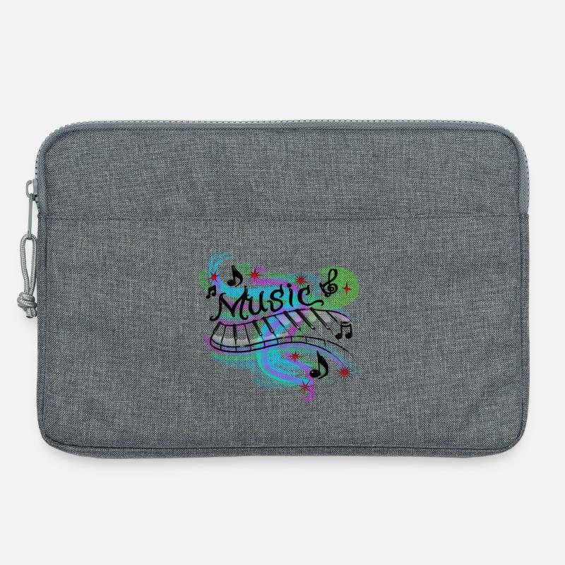 Musik - Laptoptasche 13" - Grau meliert