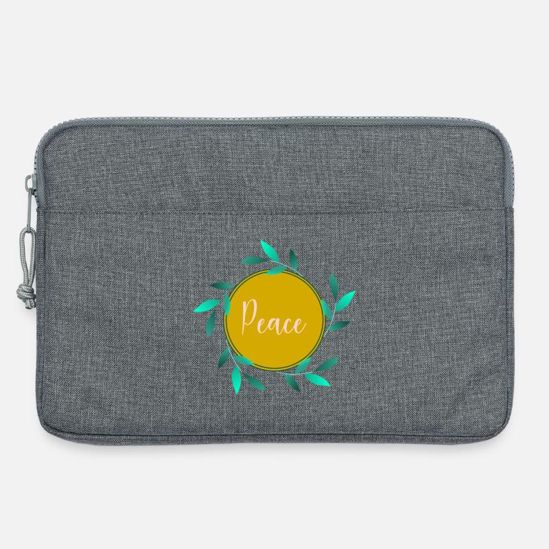 PEACE. PEACE. FRIEDEN - Laptoptasche 13" - Grau meliert