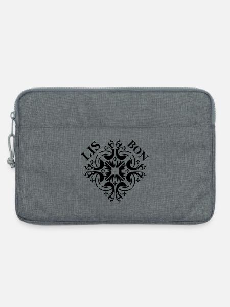 merry christmas kugeln xmas Weihnachten Farben - Laptoptasche 13" - Grau meliert