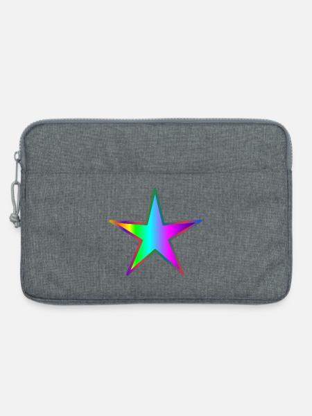 STERN. STERNE. STERN. FEST. JAHRESTAG. WEIHNACHTEN - Laptoptasche 13" - Grau meliert