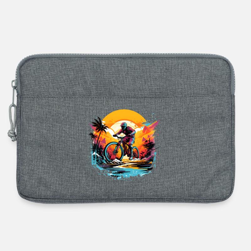 Mountainbiken - Laptoptasche 13" - Grau meliert
