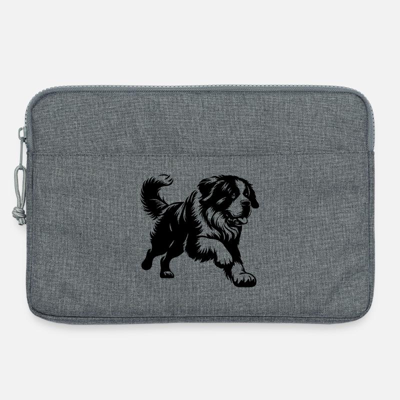 Bernhardiner - Laptoptasche 13" - Grau meliert