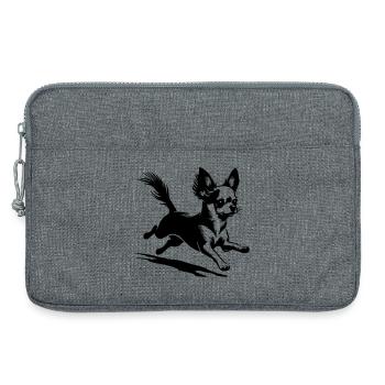 Chihuahua - Sacoche pour ordinateur portable 13 pouces - gris chiné - Devant