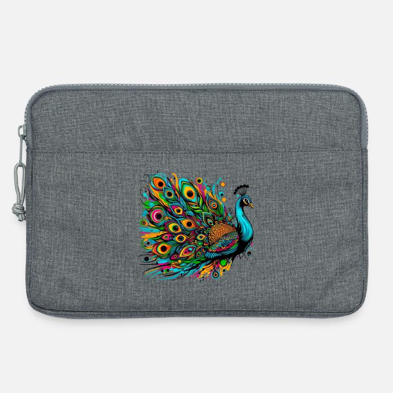 Pfau - Laptoptasche 13" - Grau meliert