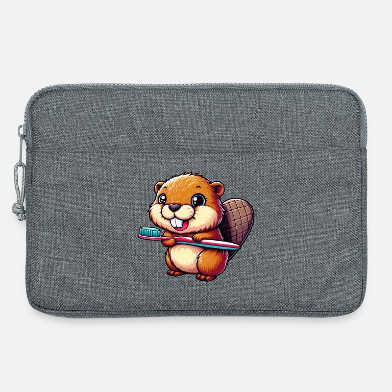 Bieber - Laptoptasche 13" - Grau meliert