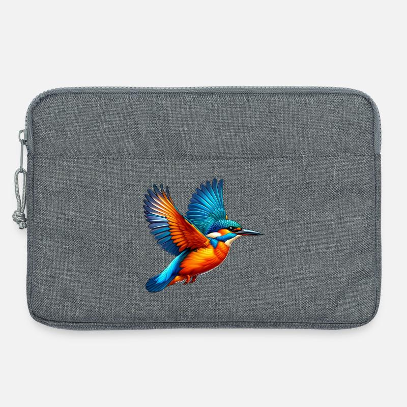 Eisvogel - Laptoptasche 13" - Grau meliert