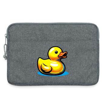 Caneton Canard Canard Canard - Sacoche pour ordinateur portable 13 pouces - gris chiné - Devant