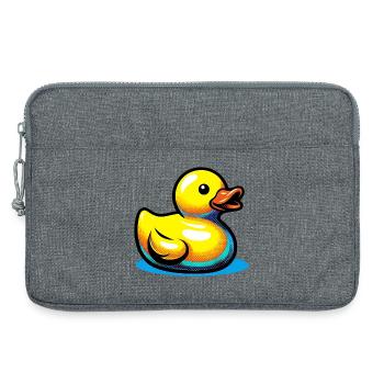 Duckling Duck Duck Duck - Laptop bag 13" - heather grey - Front