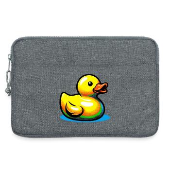 Duckling Duck Duck Duck - Laptop bag 13" - heather grey - Front