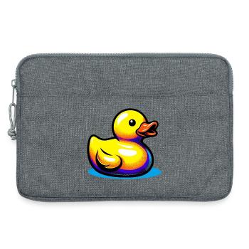 Duckling Duck Duck Duck - Laptop bag 13" - heather grey - Front