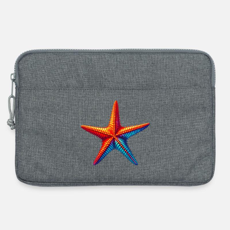 Seestern - Laptoptasche 13" - Grau meliert