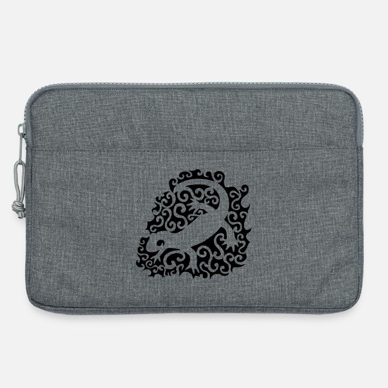 Stammes-Salamander - Laptoptasche 13" - Grau meliert