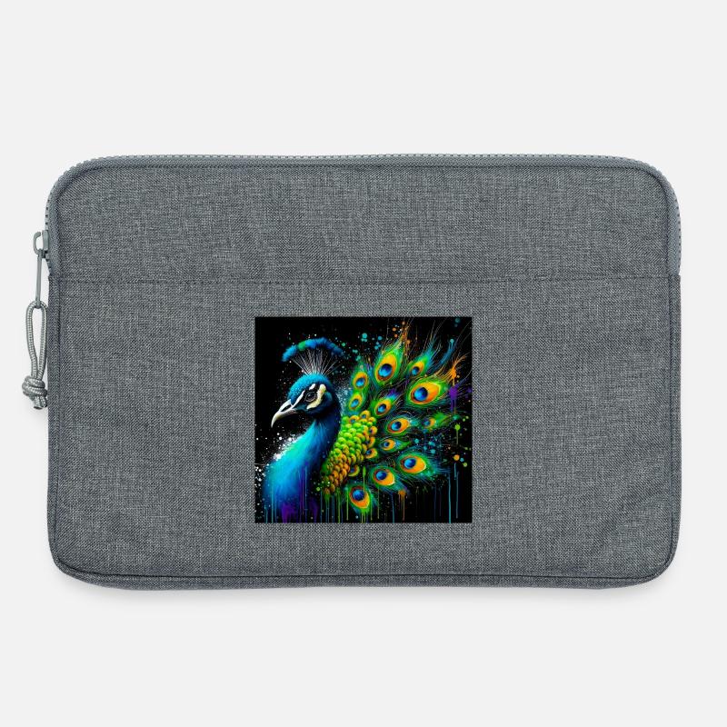 Pfau - Laptoptasche 13" - Grau meliert