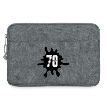 Nombre de Blobs 78 - Sacoche pour ordinateur portable 13 pouces - gris chiné - Devant