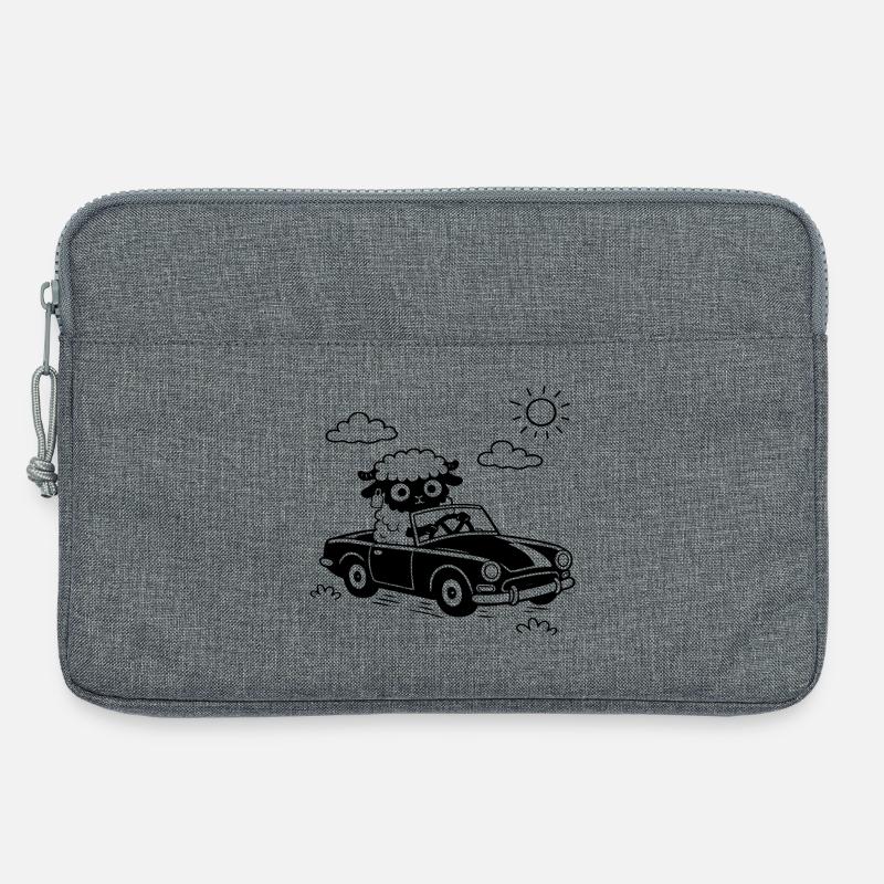 Sheep Cabrio - Laptoptasche 13" - Grau meliert