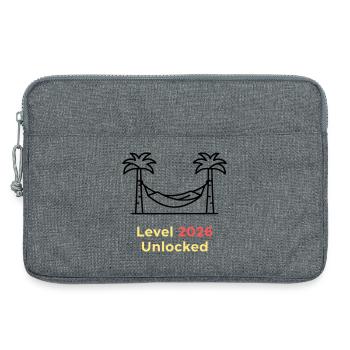 Level 2026 Unlocked Abschluss - Laptoptasche 13" - Grau meliert - Vorne