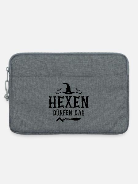 Hexen Dürfen Das - Laptoptasche 13" - Grau meliert