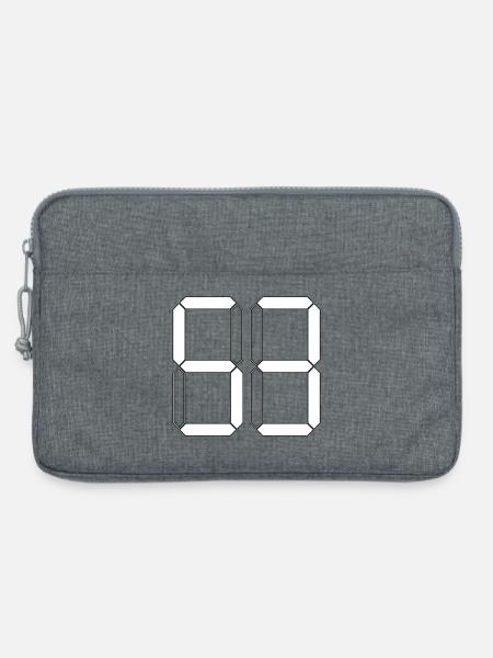NUMMER 53 Dreiundfünfzig Geschenk Digital - Laptoptasche 13" - Grau meliert