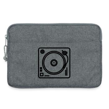 DJ-Plattenspieler - Laptoptasche 13" - Grau meliert - Vorne