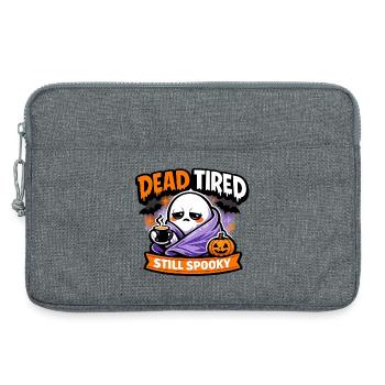 Mort de fatigue Toujours effrayante - Sacoche pour ordinateur portable 13 pouces - gris chiné - Devant