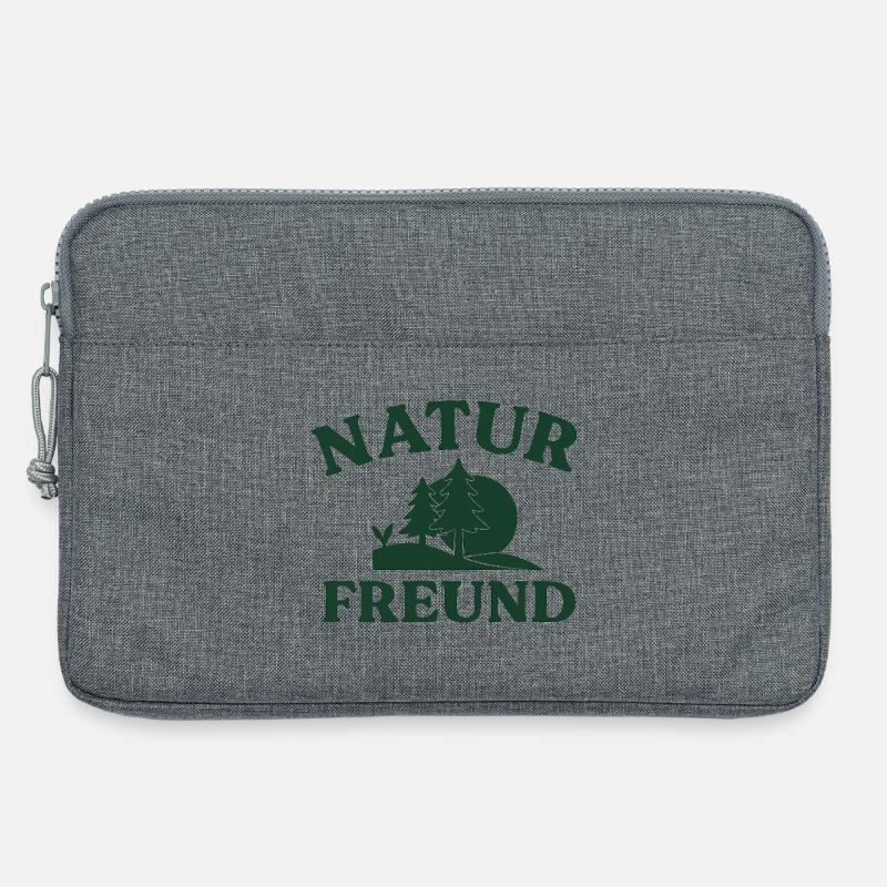 Nature lover - Laptop bag 13" - heather grey