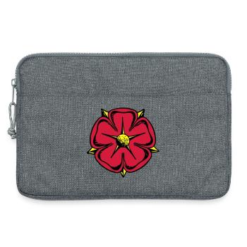 Lippische Rose - Laptoptasche 13" - Grau meliert - Vorne