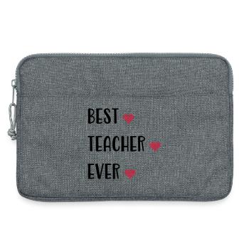 Enseignant - Sacoche pour ordinateur portable 13 pouces - gris chiné - Devant