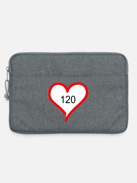 Tempo 120 - Laptoptasche 13" - Grau meliert