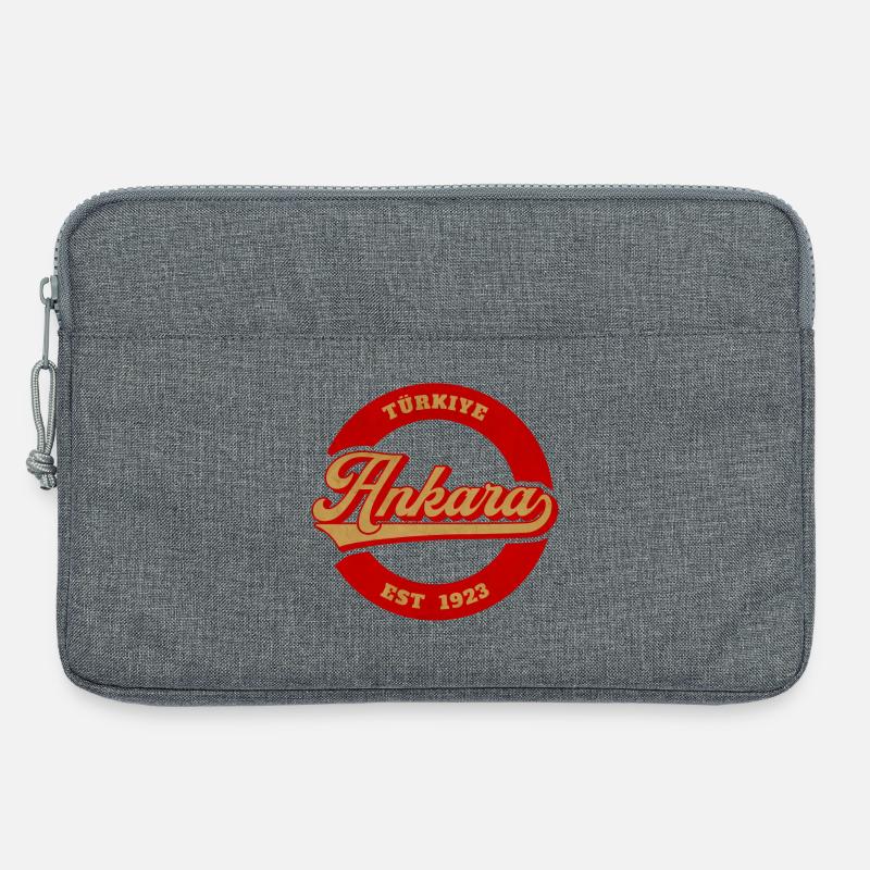 Ankara Vintage Logo Est 1923 - Laptoptasche 13" - Grau meliert