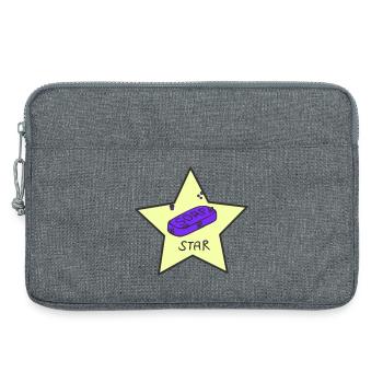 Soapstar - Laptoptasche 13" - Grau meliert - Vorne