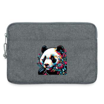 Panda - Laptoptasche 13" - Grau meliert - Vorne