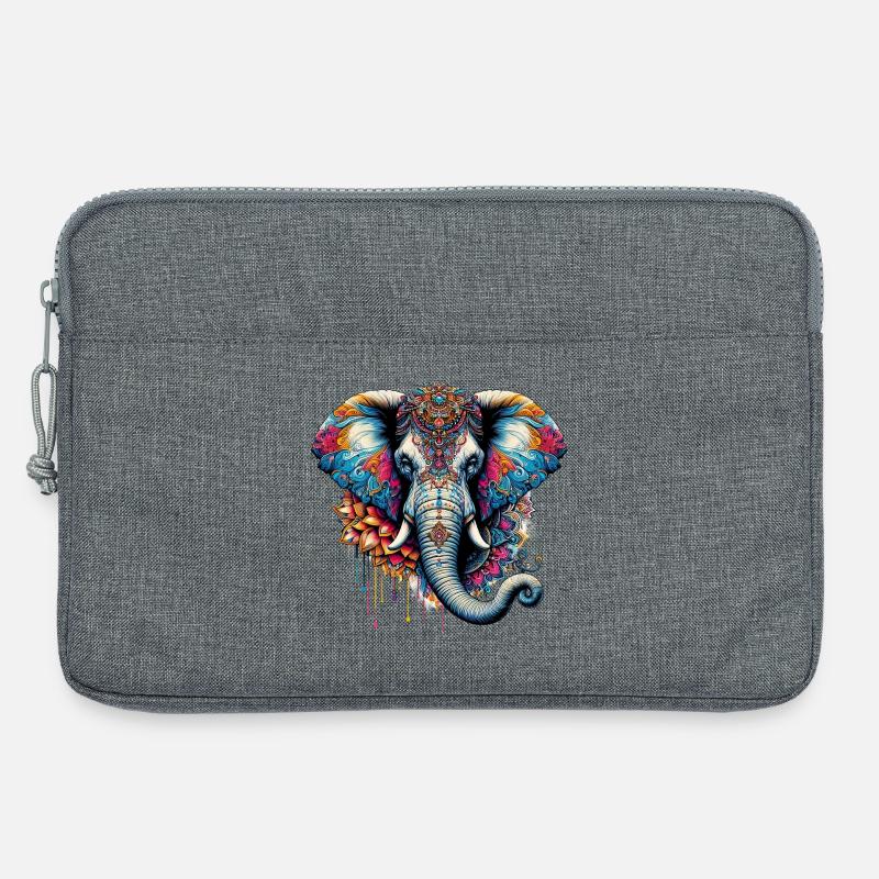 Elefant - Laptoptasche 13" - Grau meliert