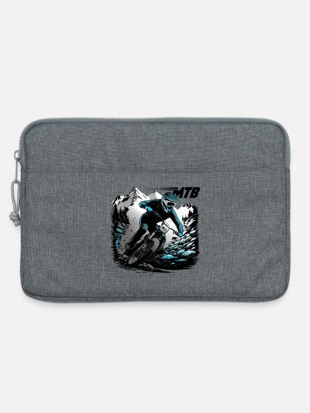 MTB Downhill - Laptoptasche 13" - Grau meliert