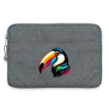 Toucan - Laptop bag 13" - heather grey - Front