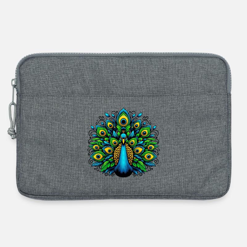Peacock - Laptop bag 13" - heather grey