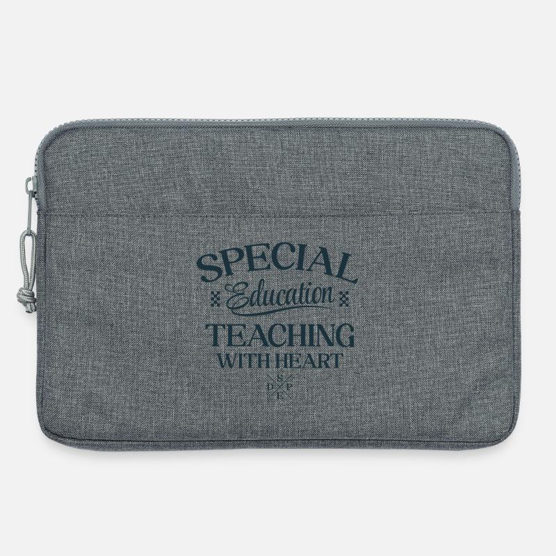 Special Education -Teaching With Heart - Laptoptasche 13" - Grau meliert