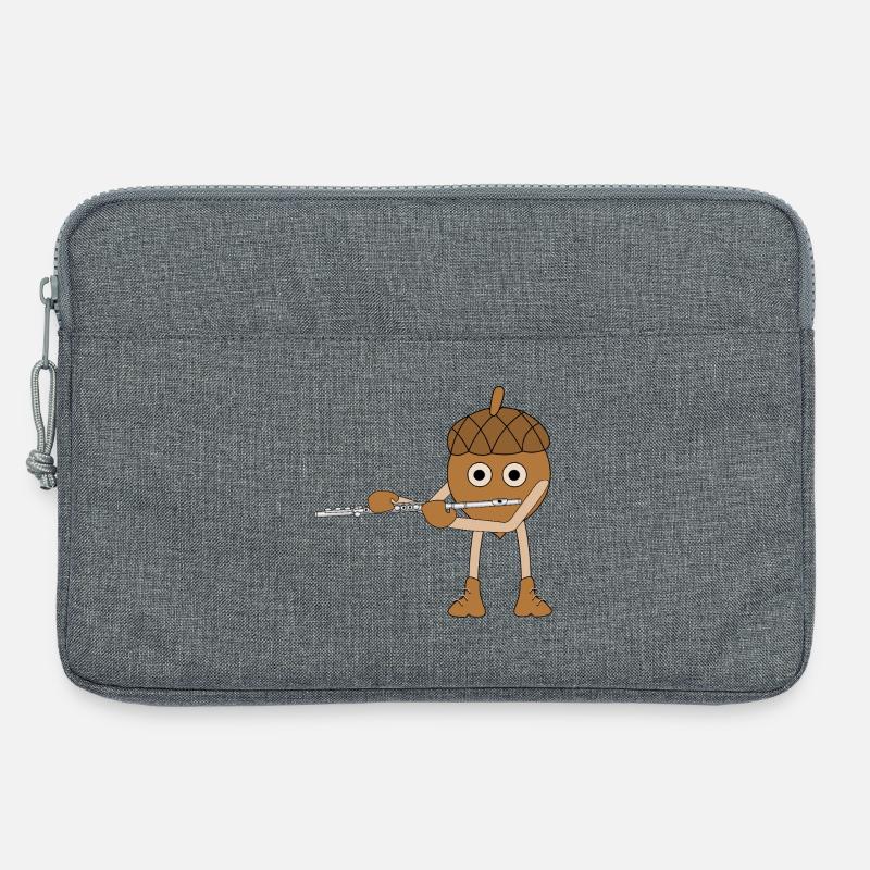 Flötensattel - Laptoptasche 13" - Grau meliert