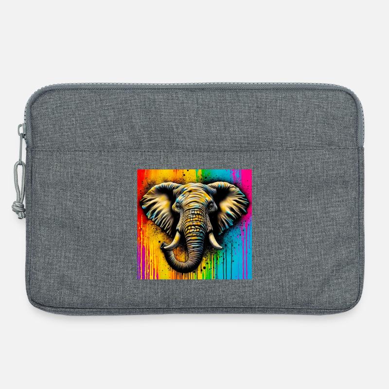 Elefant - Laptoptasche 13" - Grau meliert