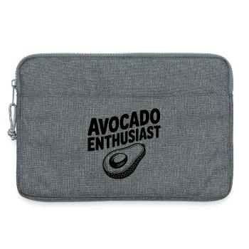 Avocado Enthusiast - Laptop bag 13" - heather grey - Front