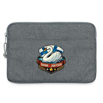 Suomi – Joutsen - Laptoptasche 13" - Grau meliert - Vorne