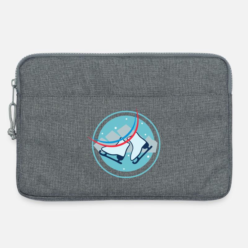 Duo Eisschnellläufer Skates - Laptoptasche 13" - Grau meliert