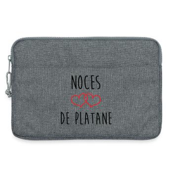 Wedding Anniversary - Wedding Wedding (61 years) - Laptop bag 13" - heather grey - Front