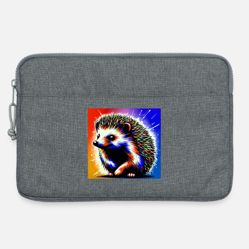 hedgehog - Laptop bag 13" - heather grey
