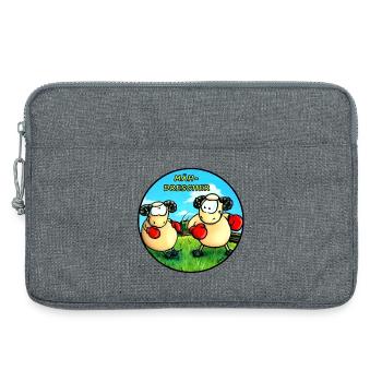 Mäh-Drescher - Laptoptasche 13" - Grau meliert - Vorne