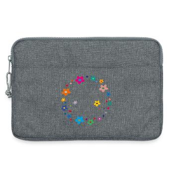 Einschulung 2026  - Laptoptasche 13" - Grau meliert - Vorne