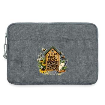STEM HOUSE READY Pflanzen - Laptoptasche 13" - Grau meliert - Vorne