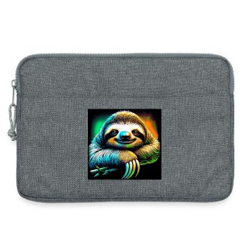 Faultier - Laptoptasche 13" - Grau meliert - Vorne
