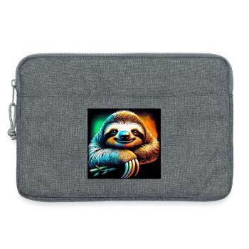 Faultier - Laptoptasche 13" - Grau meliert - Vorne