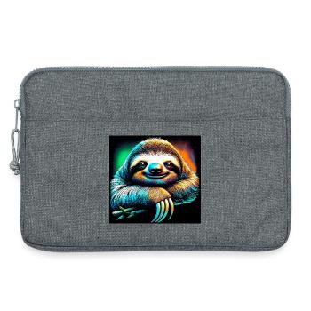 Faultier - Laptoptasche 13" - Grau meliert - Vorne
