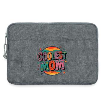 Coolest Mom Retro - Laptoptasche 13" - Grau meliert - Vorne